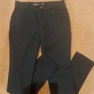 Old Navy Girls Size 14 Slim, Skinny Stretch Navy Blue Pants
